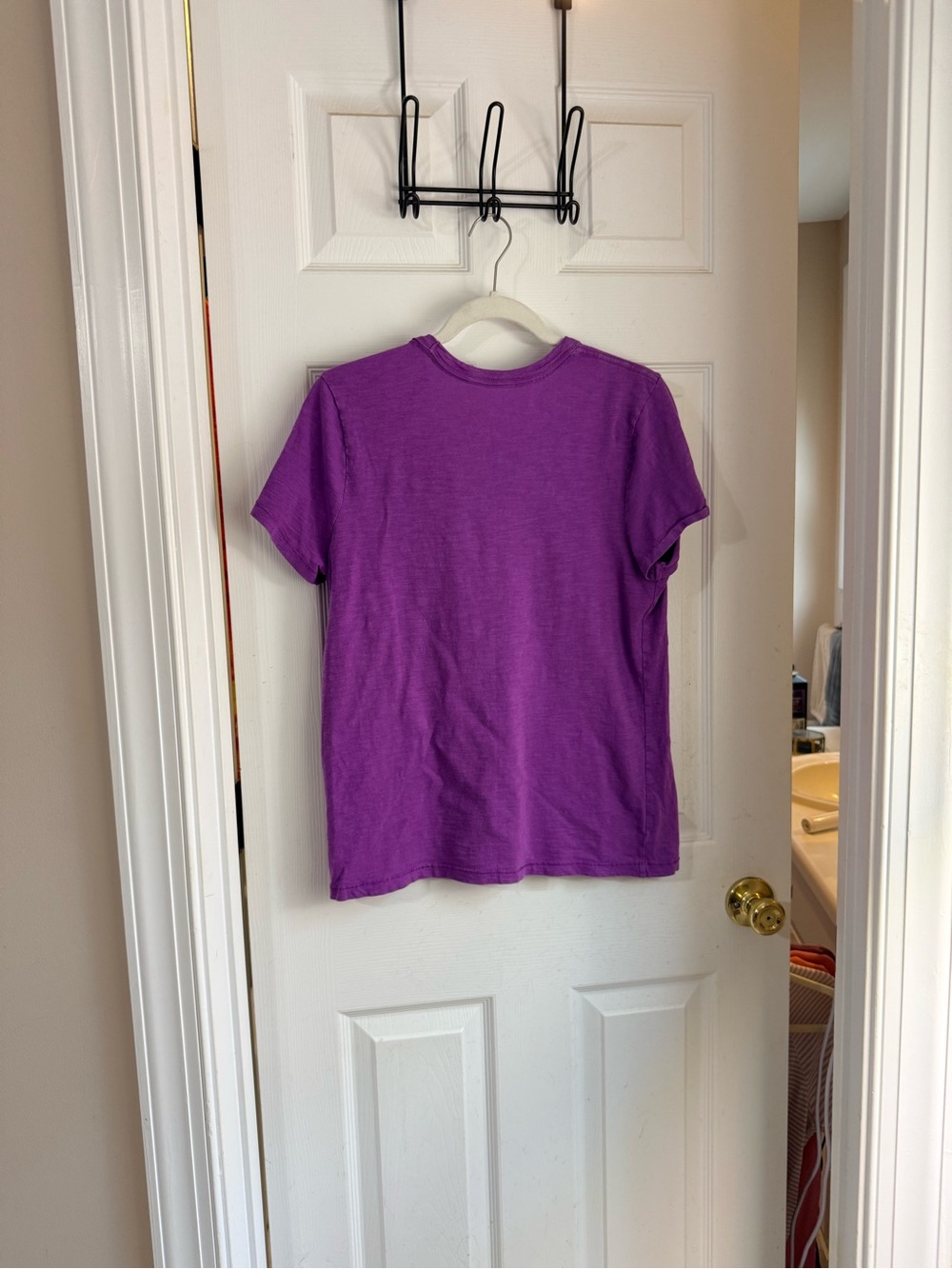 3 for 1 Everyday V-Neck Tees- Purple / Fuchsia - Picture 5 of 13